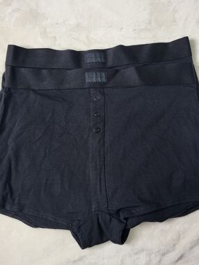 PINK Victoria's Secret Black Boyshorts Size Large. 2 Pairs.